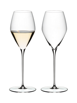 RIEDEL Veloce Crystal Glass Sauvignon Blanc Wine Glass, Set of 2, 347ml, Clear, Clear