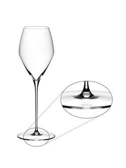 RIEDEL Veloce Crystal Glass Sauvignon Blanc Wine Glass, Set of 2, 347ml, Clear - view 2, Clear