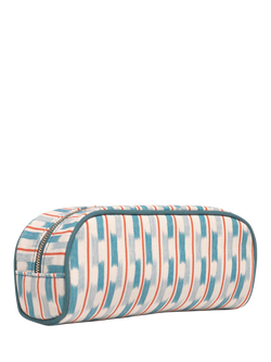 Papier Cross Stitch Pencil Case, Blue - view 2, Blue