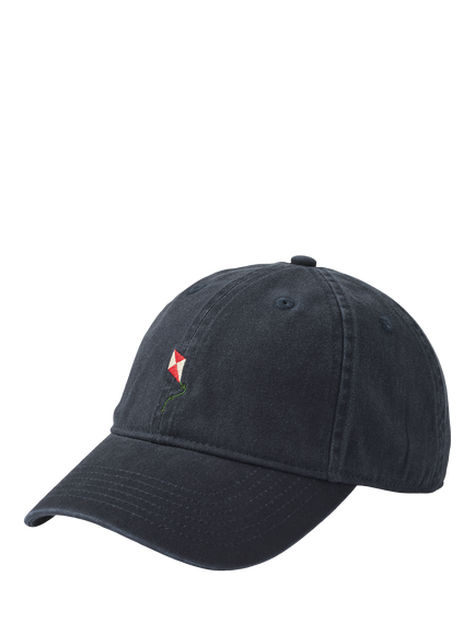 forét Kite Cotton Baseball Cap, Navy, Navy