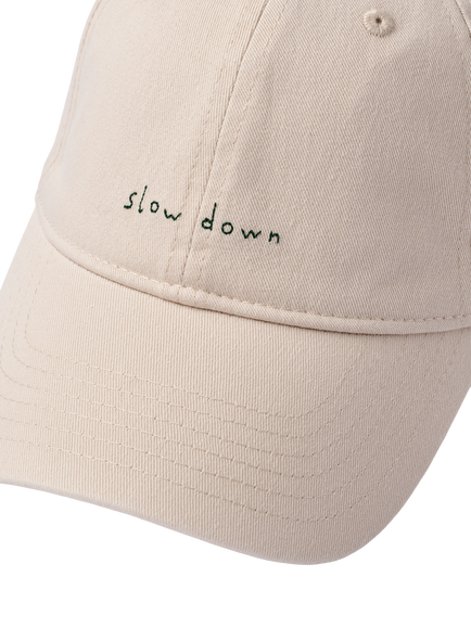 forét Slow Down Cotton Baseball Cap, Cloud - view 2, Cloud