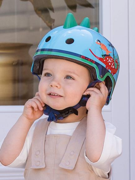 Micro Scooters Kids' Dinosaur 3D Bike/Scooter Safety Helmet - view 2, Multi