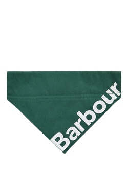 Barbour Logo Dog Bandana, Green - view 2, Green