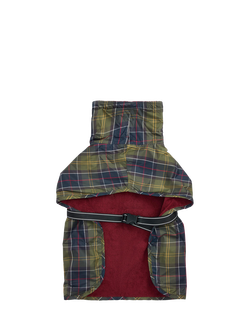 Barbour Tartan Drying Dog Robe, Multi - view 2, Multi