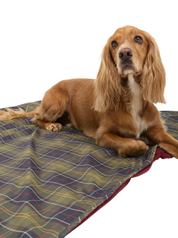 Barbour Tartan Dog Towel Blanket, Multi, Multi