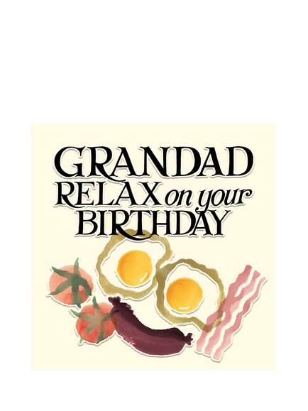 Emma Bridgewater Breakfast Grandad Birthday Card, Multi