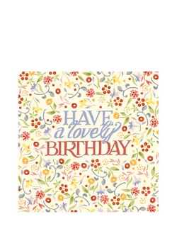 Emma Bridgewater Ditsy Floral Birthday Card, Multi