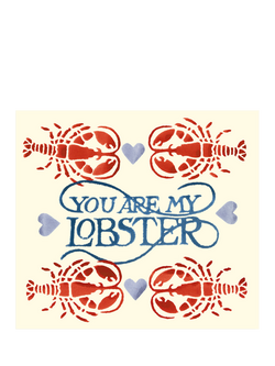 Emma Bridgewater Lobsters Anniversary Card, Multi