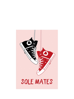 Running With Scissors Sole Mates Anniversary Card, Multi