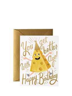 Rifle Paper Co. Better With Age Birthday Card, Multi