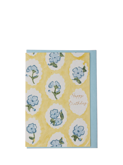 Paper Mirchi Scallop Tiles Birthday Card - view 2, Multi