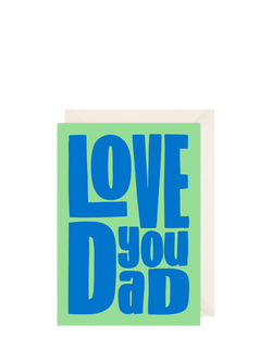 Art File Love You Dad Birthday Card - view 2, Multi