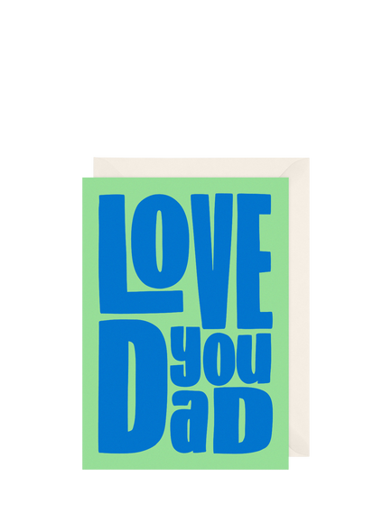 Art File Love You Dad Birthday Card - view 2, Multi