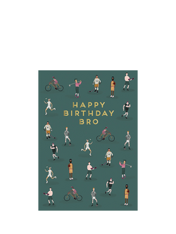 Art File Sports Brother Birthday Card, Multi