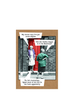 Pigment Acute Angina Birthday Card, Multi