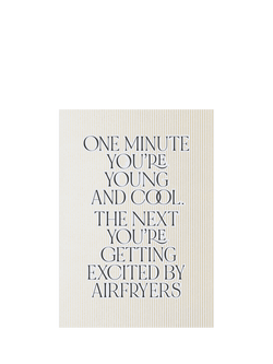 Pigment Excited About Air Fryers Birthday Card, Multi