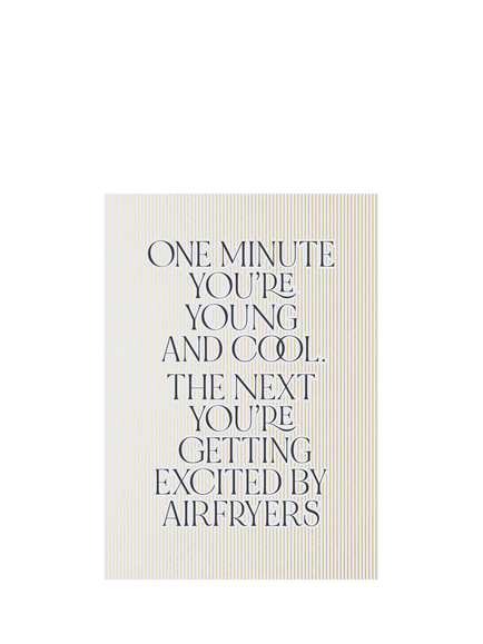 Pigment Excited About Air Fryers Birthday Card, Multi