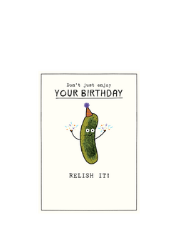 Pigment Relish It Birthday Card, Multi