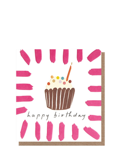 Caroline Gardner Cupcake Birthday Card, Multi