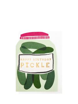 Caroline Gardner Pickle Jar Birthday Card, Multi
