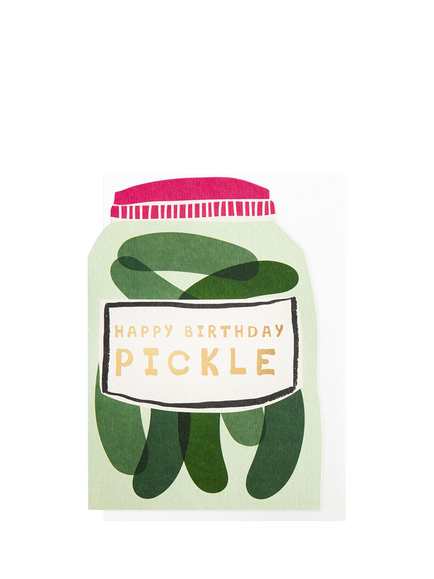 Caroline Gardner Pickle Jar Birthday Card, Multi
