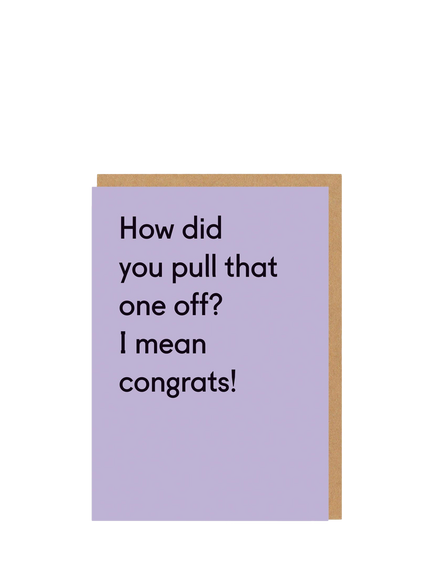 Ohh Deer Pull That One Off Blank Greeting Card, Multi