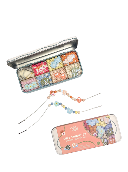Cotton Twist Tiny Trinkets Bracelet Beading Kit, Multi
