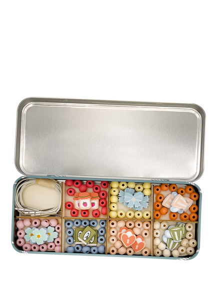 Cotton Twist Tiny Trinkets Bracelet Beading Kit - view 2, Multi