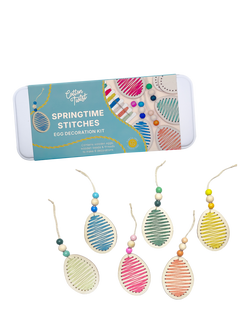 Cotton Twist Springtime Stitches Egg Decoration Kit, Multi