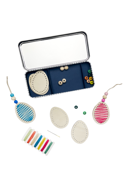 Cotton Twist Springtime Stitches Egg Decoration Kit - view 2, Multi
