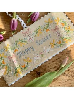 Historical Sampler Company Happy Easter Cross Stitch Kit - view 2, Multi