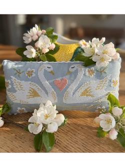 Historical Sampler Company Swan Lake Mini Cross Stitch Kit, Multi