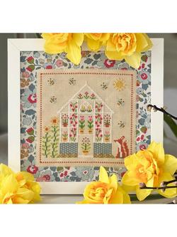 Historical Sampler Company The Greenhouse Cross Stitch Kit - view 2, Multi