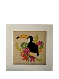 Historical Sampler Company Tropical Toucan Cross Stitch Kit, Multi