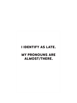 Redback Cards Late Blank Greeting Card, Multi