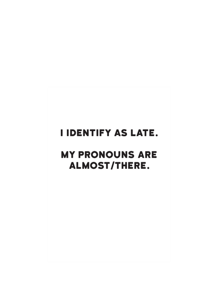 Redback Cards Late Blank Greeting Card, Multi