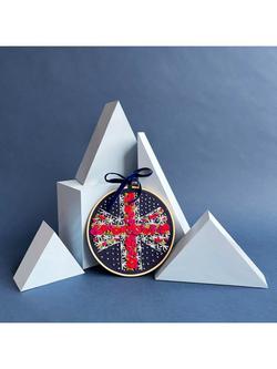 MakeBox & Co Ditsy Floral Union Flag Embroidery Kit - view 2, Multi