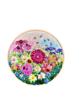 Rowandean Garden Party Embroidery Kit, Multi