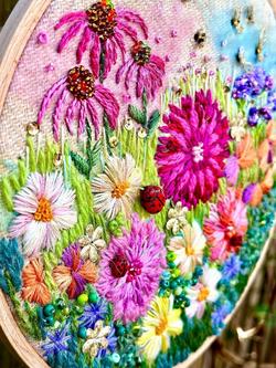 Rowandean Garden Party Embroidery Kit - view 2, Multi