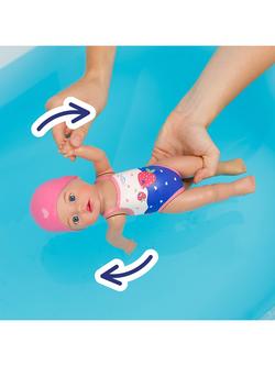 Zapf Bay Born Swimming Lizzie Doll - view 2, Multi