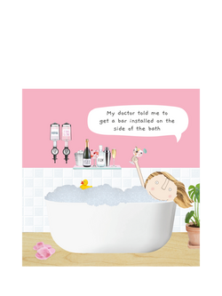 Rosie Made A Thing Bath Bar Blank Greeting Card, Multi