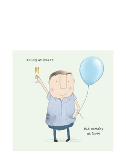 Rosie Made A Thing Creaky Knee Birthday Card, Multi