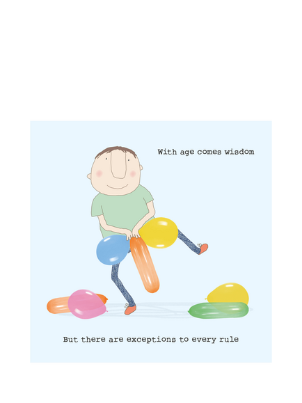 Rosie Made A Thing Age & Wisdom Birthday Card, Multi