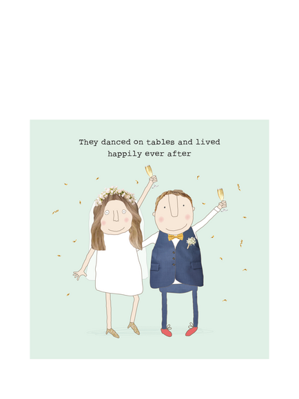 Rosie Made A Thing Happily Ever After Wedding Card, Multi