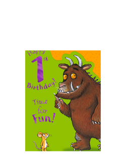 Hallmark The Gruffalo 1st Birthday Card, Multi