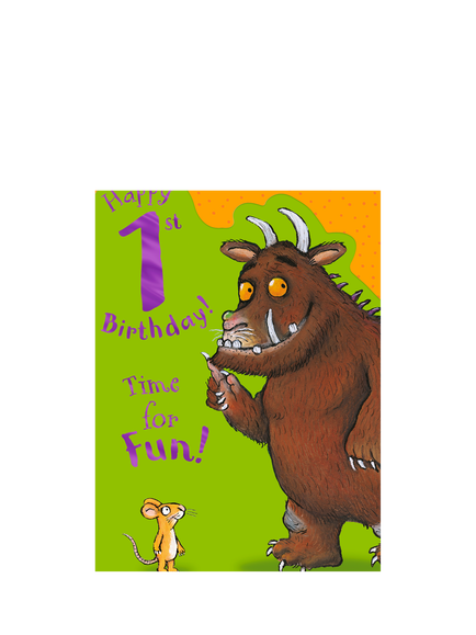 Hallmark The Gruffalo 1st Birthday Card, Multi
