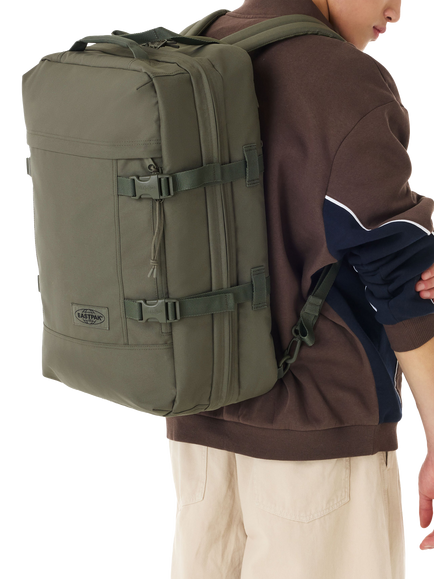 Eastpak Travelpack Mono 17" Travel Backpack, 42L, Monotone Khaki - view 2, Monotone Khaki