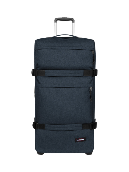Eastpak Transit'r Plus Large 2-Wheel Suitcase, 115L, Triple Denim