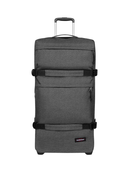 Eastpak Transit'r Plus Medium 2-Wheel Suitcase, 75L, Black Denim
