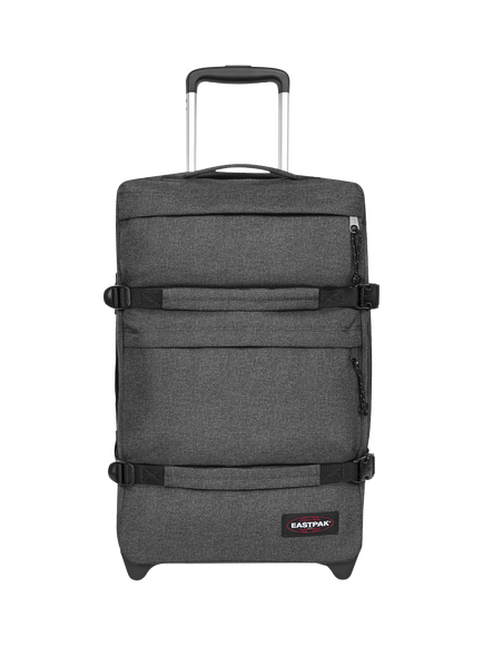 Eastpak Transit'r Plus Small 2-Wheel Cabin Case, 42L, Black Denim
